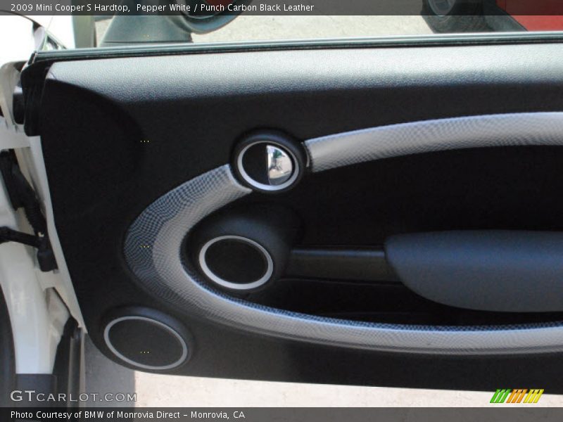 Pepper White / Punch Carbon Black Leather 2009 Mini Cooper S Hardtop