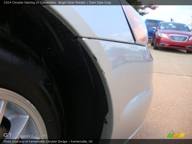 Bright Silver Metallic / Dark Slate Gray 2004 Chrysler Sebring LX Convertible