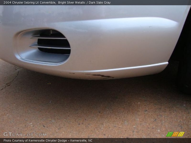 Bright Silver Metallic / Dark Slate Gray 2004 Chrysler Sebring LX Convertible