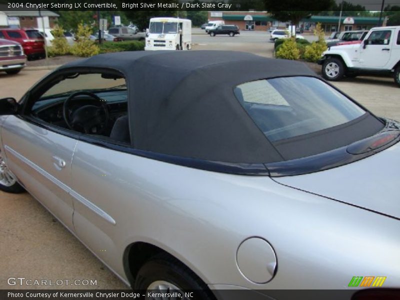 Bright Silver Metallic / Dark Slate Gray 2004 Chrysler Sebring LX Convertible
