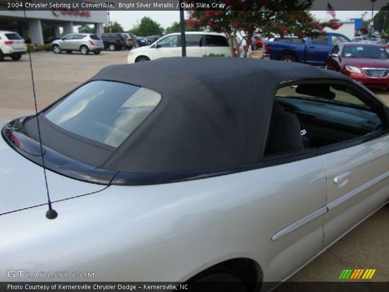 Bright Silver Metallic / Dark Slate Gray 2004 Chrysler Sebring LX Convertible