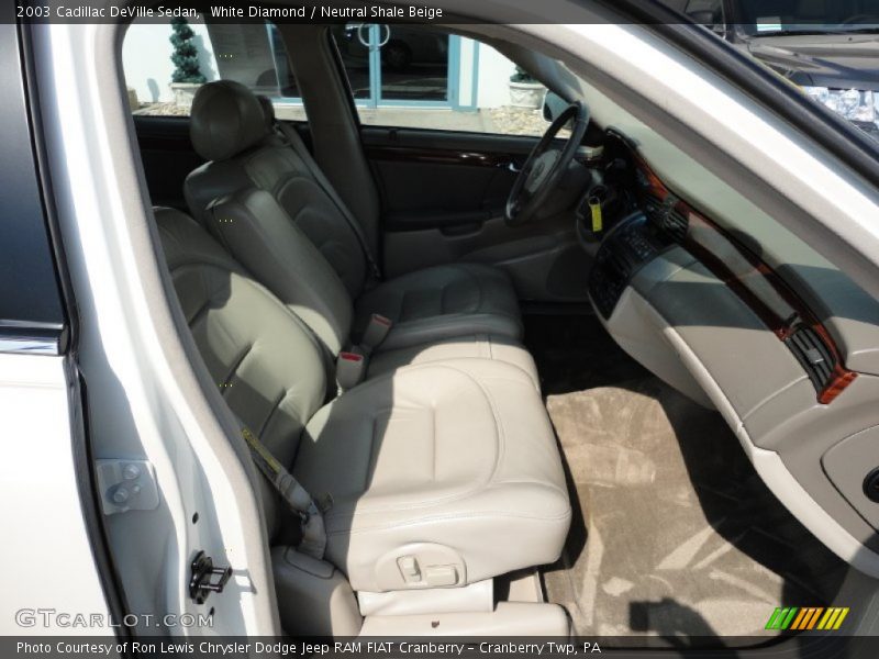 White Diamond / Neutral Shale Beige 2003 Cadillac DeVille Sedan