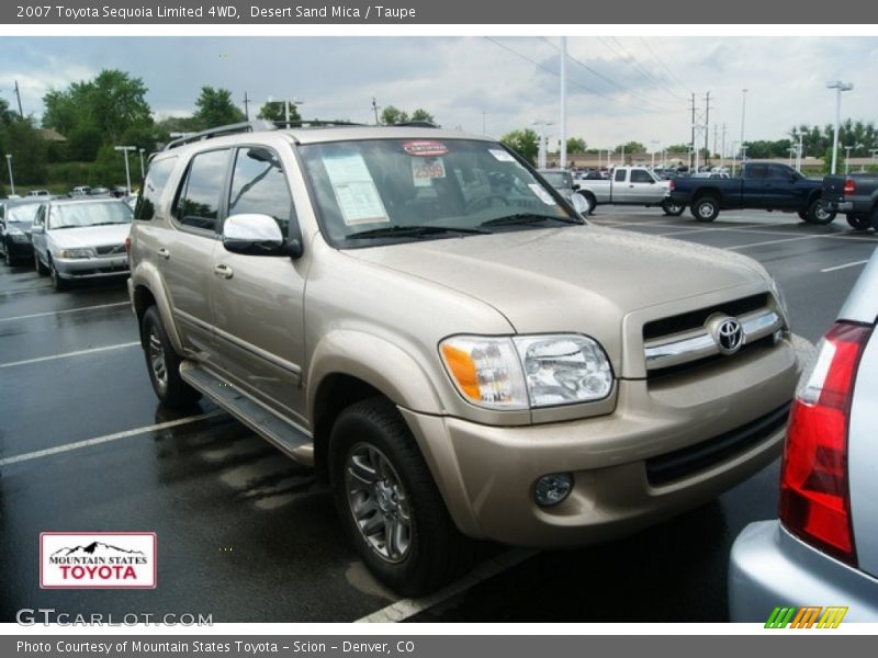 Desert Sand Mica / Taupe 2007 Toyota Sequoia Limited 4WD