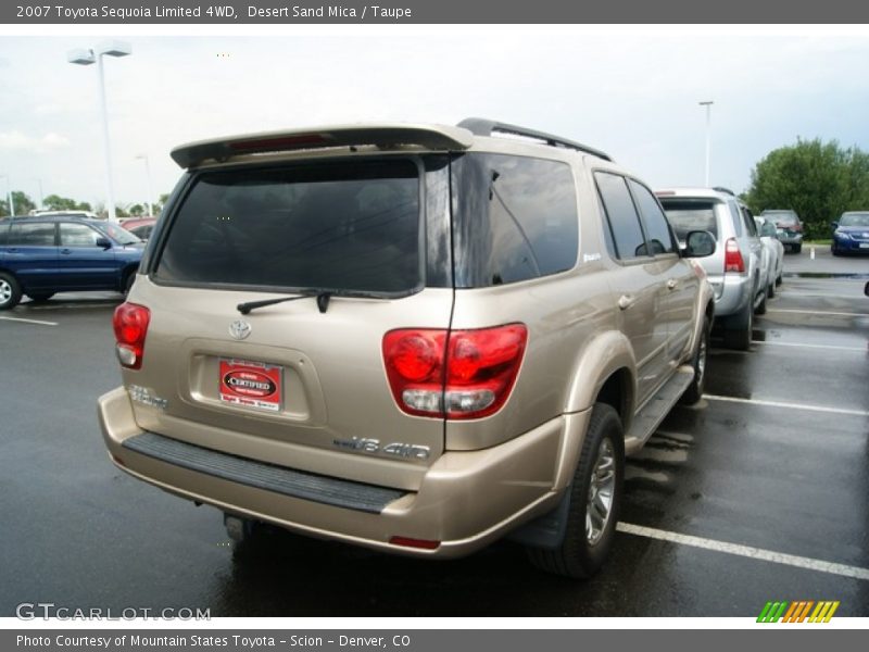 Desert Sand Mica / Taupe 2007 Toyota Sequoia Limited 4WD
