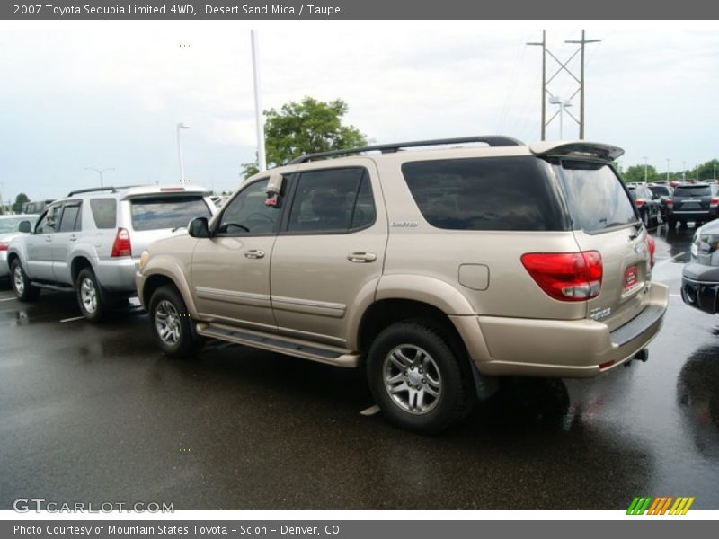 Desert Sand Mica / Taupe 2007 Toyota Sequoia Limited 4WD