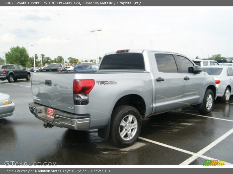 Silver Sky Metallic / Graphite Gray 2007 Toyota Tundra SR5 TRD CrewMax 4x4