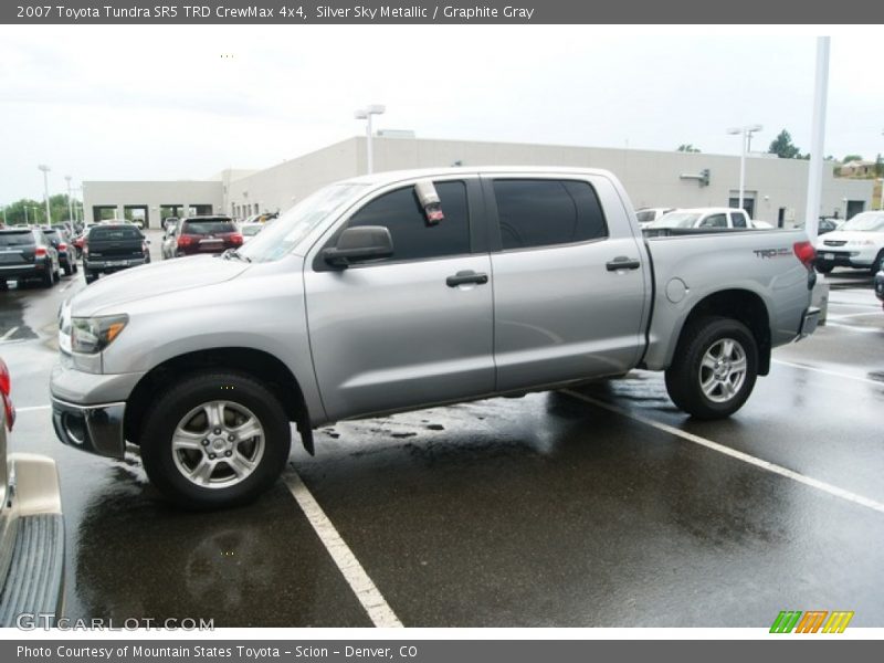 Silver Sky Metallic / Graphite Gray 2007 Toyota Tundra SR5 TRD CrewMax 4x4