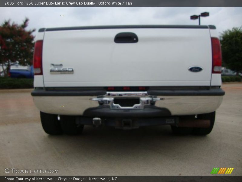 Oxford White / Tan 2005 Ford F350 Super Duty Lariat Crew Cab Dually