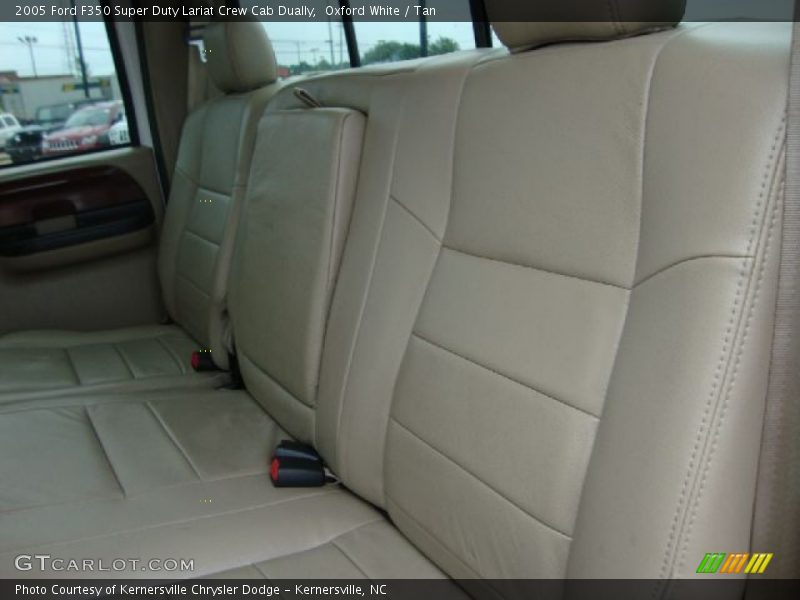 Oxford White / Tan 2005 Ford F350 Super Duty Lariat Crew Cab Dually