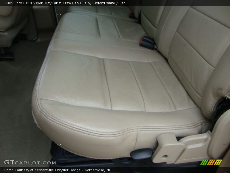 Oxford White / Tan 2005 Ford F350 Super Duty Lariat Crew Cab Dually