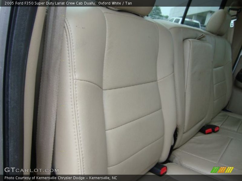 Oxford White / Tan 2005 Ford F350 Super Duty Lariat Crew Cab Dually