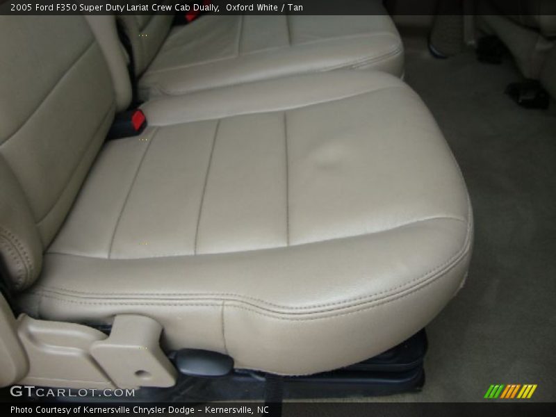 Oxford White / Tan 2005 Ford F350 Super Duty Lariat Crew Cab Dually