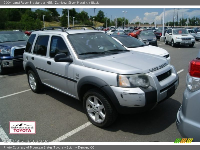 Zambezi Silver Metallic / Black 2004 Land Rover Freelander HSE