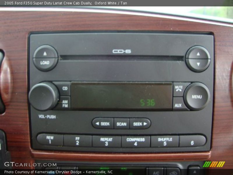 Oxford White / Tan 2005 Ford F350 Super Duty Lariat Crew Cab Dually