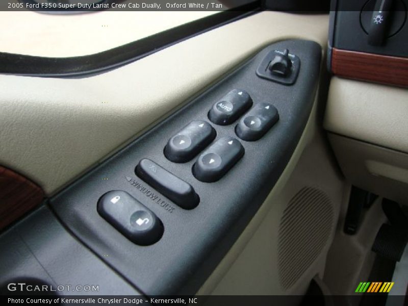 Oxford White / Tan 2005 Ford F350 Super Duty Lariat Crew Cab Dually