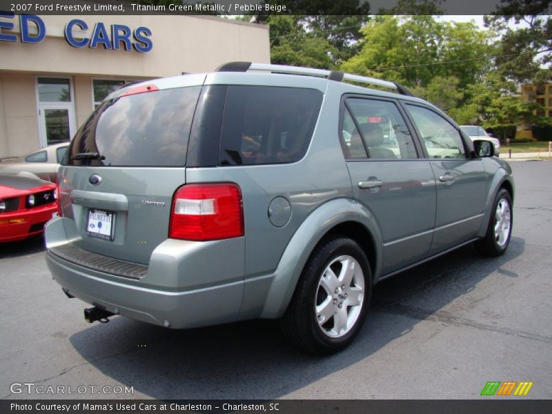 Titanium Green Metallic / Pebble Beige 2007 Ford Freestyle Limited