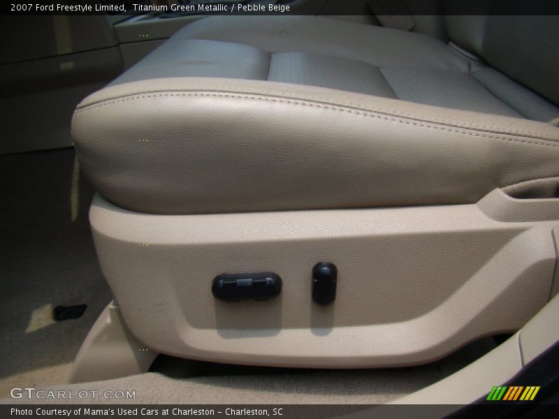 Titanium Green Metallic / Pebble Beige 2007 Ford Freestyle Limited