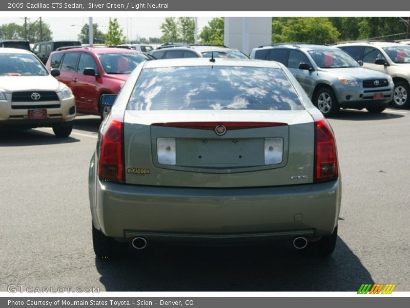 Silver Green / Light Neutral 2005 Cadillac CTS Sedan