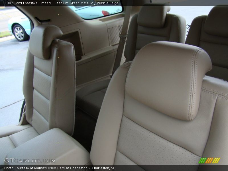 Titanium Green Metallic / Pebble Beige 2007 Ford Freestyle Limited