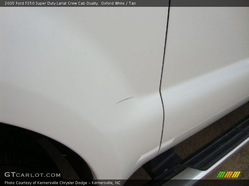 Oxford White / Tan 2005 Ford F350 Super Duty Lariat Crew Cab Dually