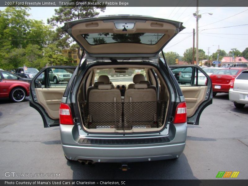 Titanium Green Metallic / Pebble Beige 2007 Ford Freestyle Limited