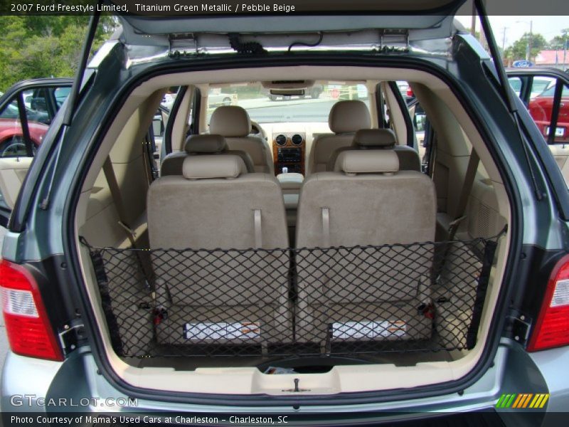 Titanium Green Metallic / Pebble Beige 2007 Ford Freestyle Limited