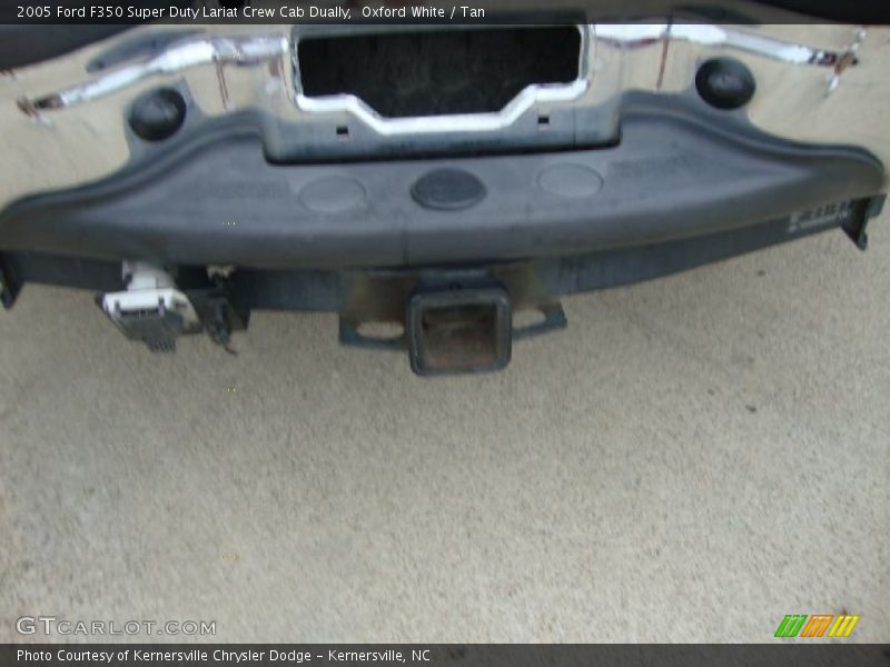 Oxford White / Tan 2005 Ford F350 Super Duty Lariat Crew Cab Dually