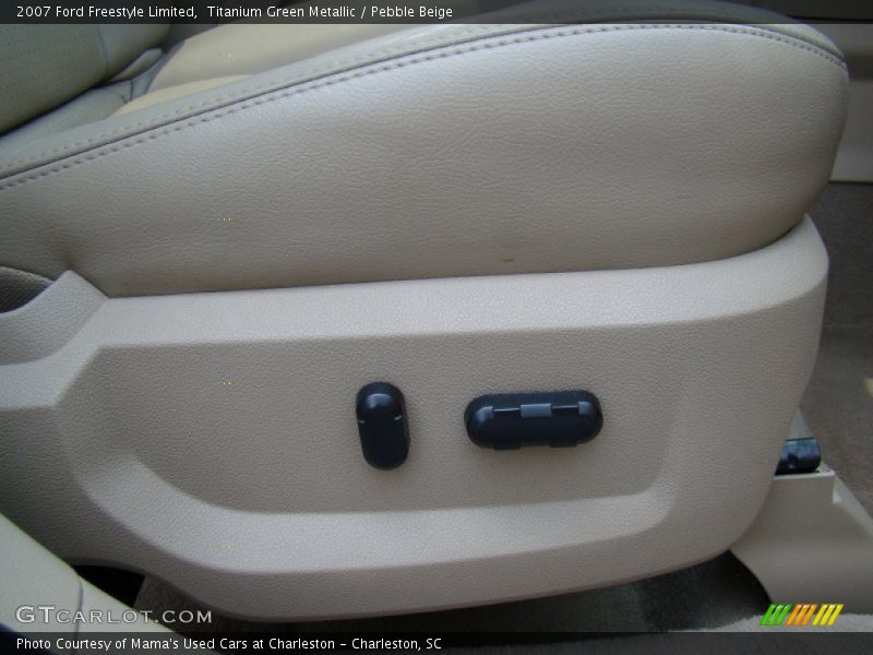 Titanium Green Metallic / Pebble Beige 2007 Ford Freestyle Limited