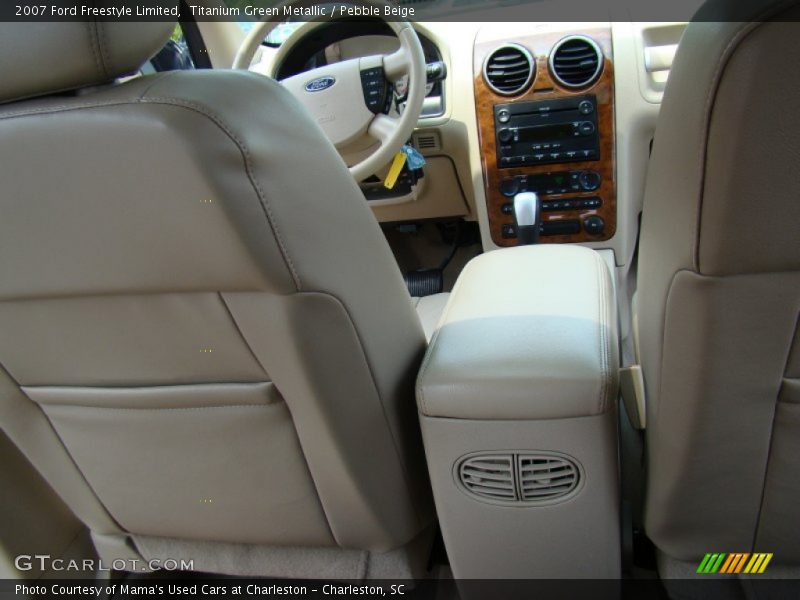 Titanium Green Metallic / Pebble Beige 2007 Ford Freestyle Limited