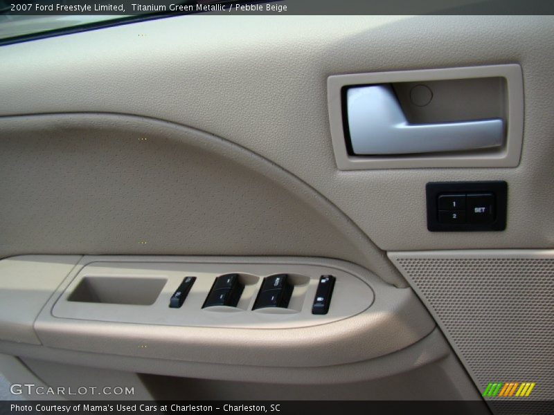Titanium Green Metallic / Pebble Beige 2007 Ford Freestyle Limited