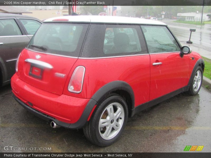 Chili Red / Space Gray/Panther Black 2006 Mini Cooper Hardtop