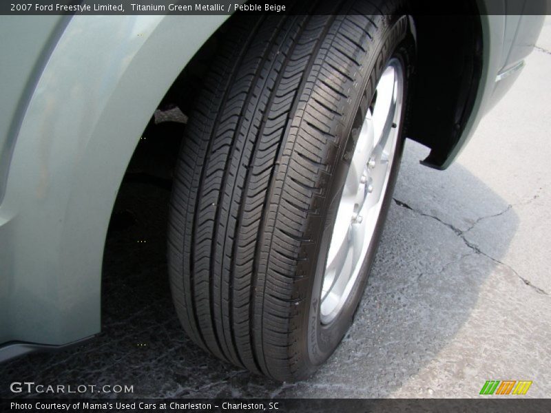 Titanium Green Metallic / Pebble Beige 2007 Ford Freestyle Limited