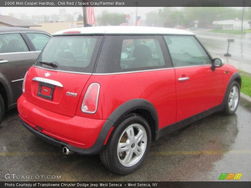 Chili Red / Space Gray/Panther Black 2006 Mini Cooper Hardtop