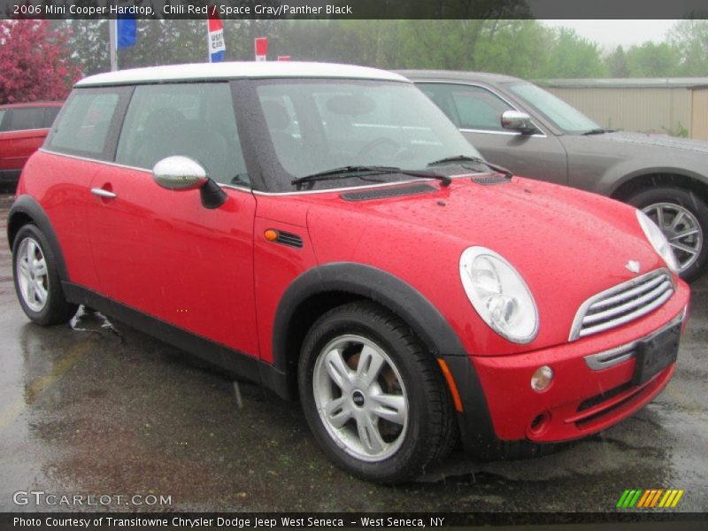Chili Red / Space Gray/Panther Black 2006 Mini Cooper Hardtop