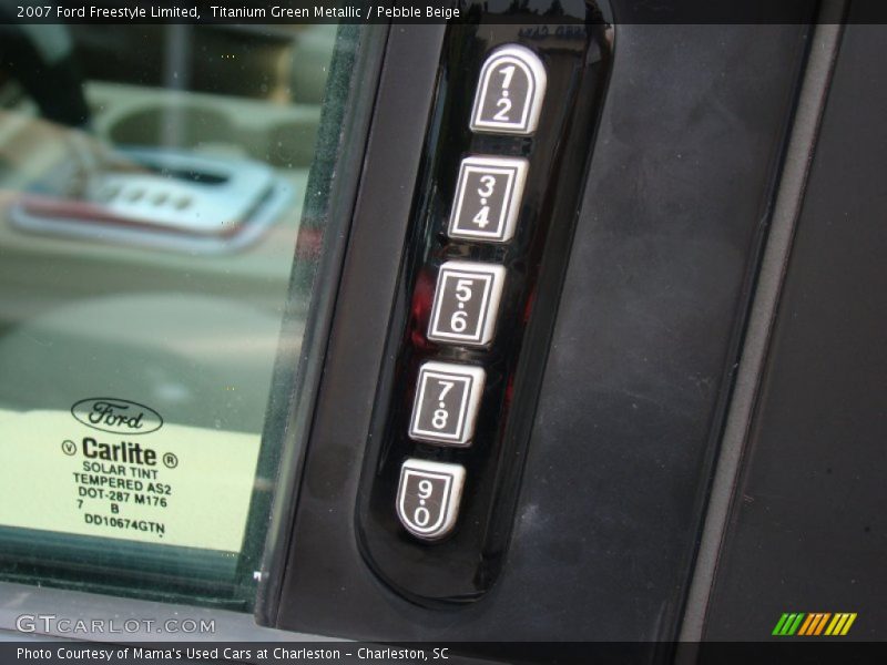 Titanium Green Metallic / Pebble Beige 2007 Ford Freestyle Limited