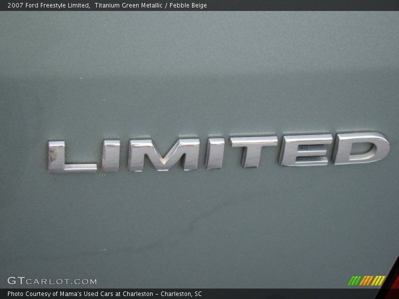 Titanium Green Metallic / Pebble Beige 2007 Ford Freestyle Limited