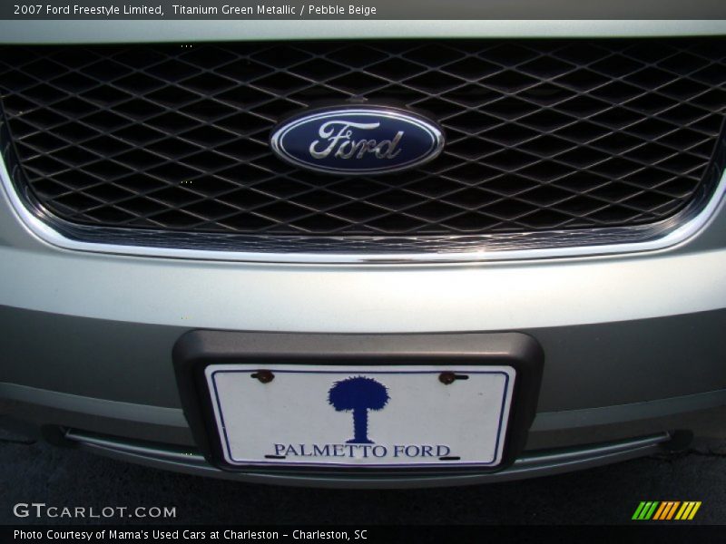 Titanium Green Metallic / Pebble Beige 2007 Ford Freestyle Limited