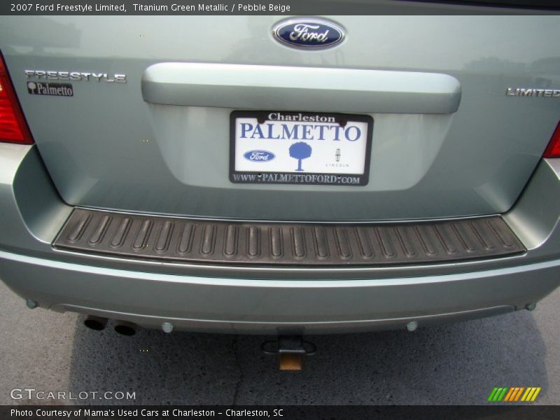 Titanium Green Metallic / Pebble Beige 2007 Ford Freestyle Limited