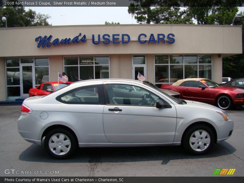 Silver Frost Metallic / Medium Stone 2008 Ford Focus S Coupe