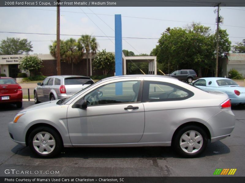 Silver Frost Metallic / Medium Stone 2008 Ford Focus S Coupe