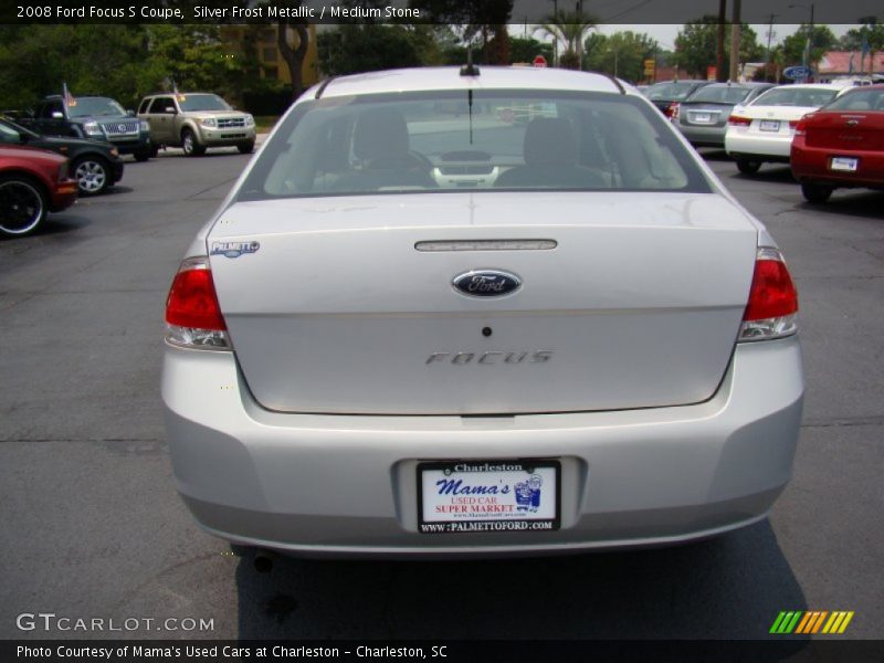 Silver Frost Metallic / Medium Stone 2008 Ford Focus S Coupe