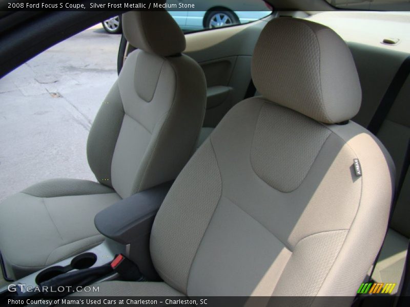 Silver Frost Metallic / Medium Stone 2008 Ford Focus S Coupe