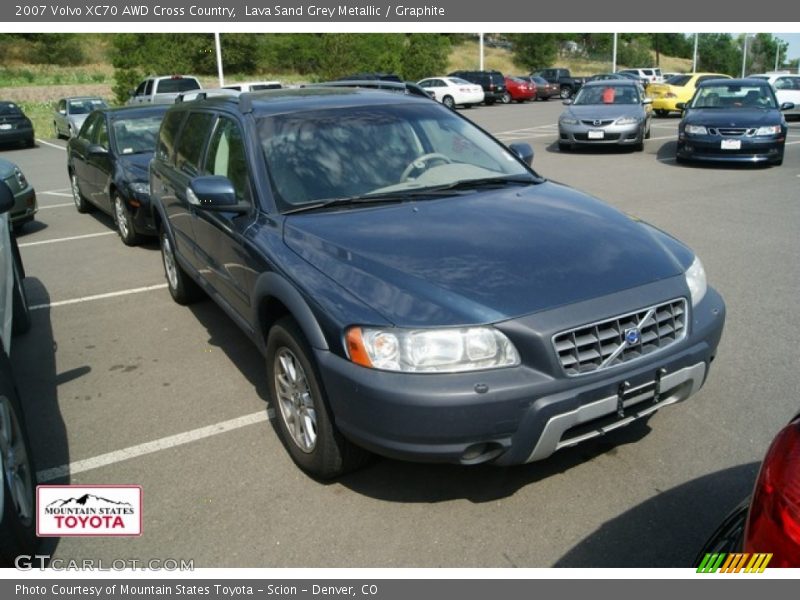 Lava Sand Grey Metallic / Graphite 2007 Volvo XC70 AWD Cross Country