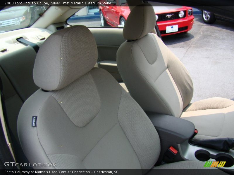 Silver Frost Metallic / Medium Stone 2008 Ford Focus S Coupe