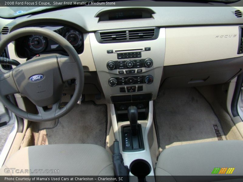 Silver Frost Metallic / Medium Stone 2008 Ford Focus S Coupe