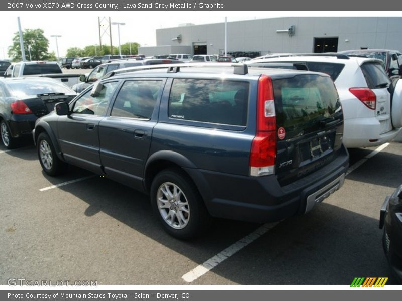 Lava Sand Grey Metallic / Graphite 2007 Volvo XC70 AWD Cross Country