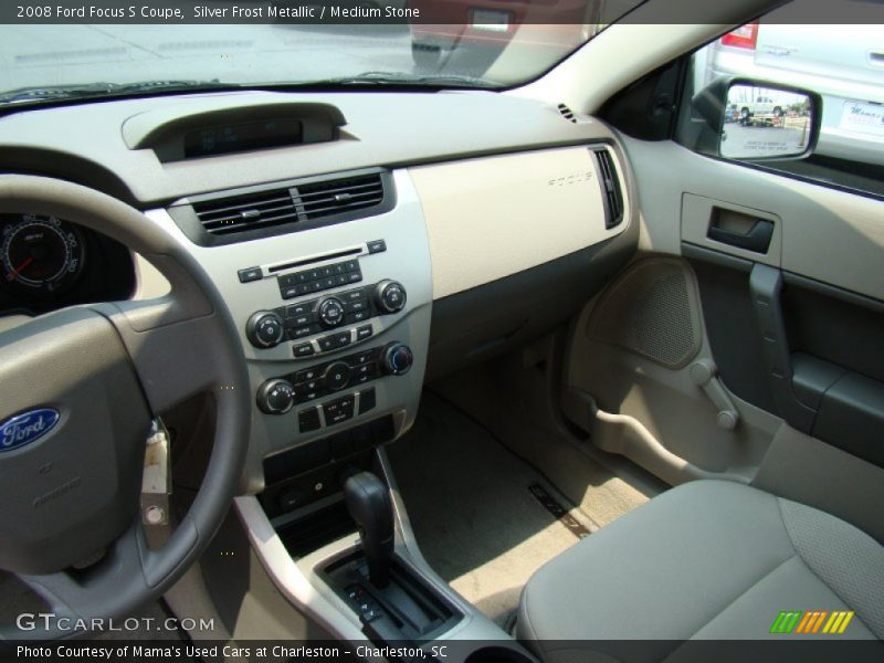 Silver Frost Metallic / Medium Stone 2008 Ford Focus S Coupe