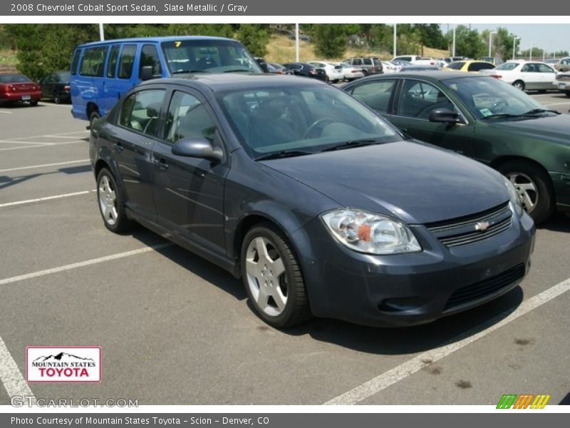 Slate Metallic / Gray 2008 Chevrolet Cobalt Sport Sedan
