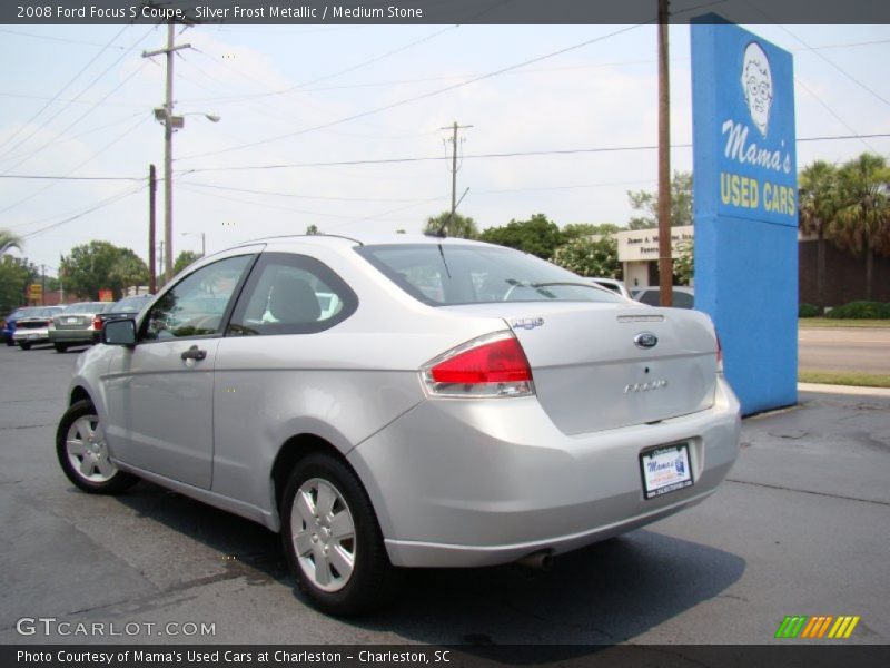 Silver Frost Metallic / Medium Stone 2008 Ford Focus S Coupe