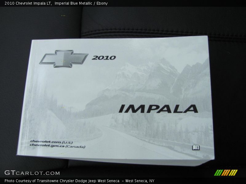 Imperial Blue Metallic / Ebony 2010 Chevrolet Impala LT